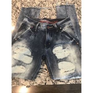 Original Brand Jeans OJ‎ destroyed denim stretch jeans 28